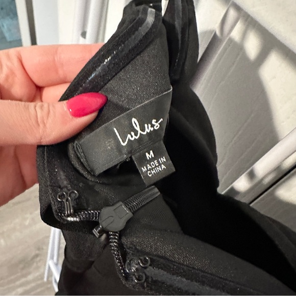 Lulu’s Black Bodycon Midi Dress - Picture 6 of 6